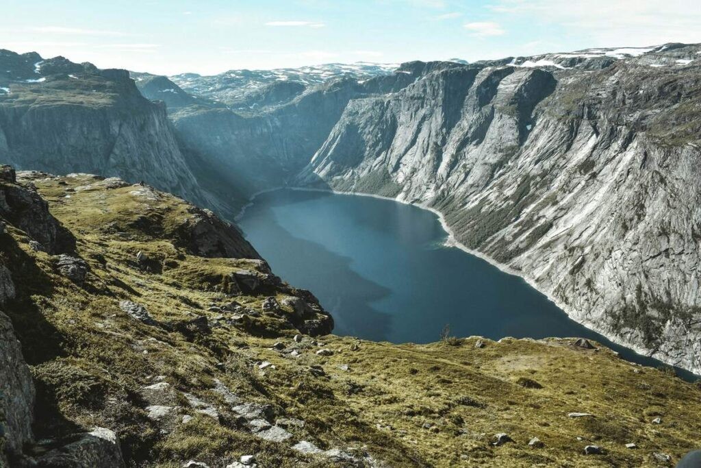 Incredible views over a Norwegian Fjord